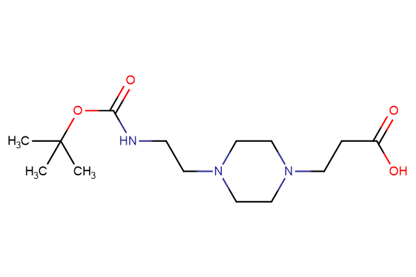 3-[4-(2-{[(tert-butoxy)carbonyl]amino}ethyl)piperazin-1-yl]propanoic acid