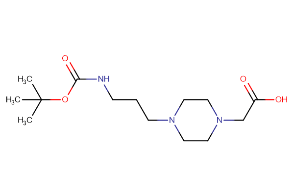 2-[4-(3-{[(tert-butoxy)carbonyl]amino}propyl)piperazin-1-yl]acetic acid