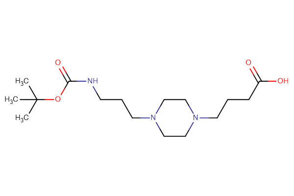 4-[4-(3-{[(tert-butoxy)carbonyl]amino}propyl)piperazin-1-yl]butanoic acid