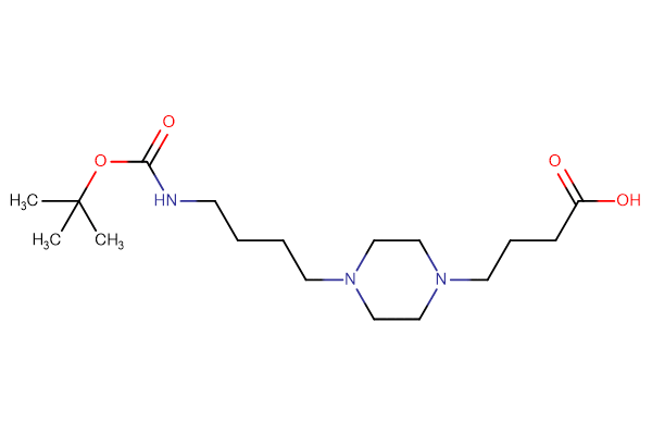4-[4-(4-{[(tert-butoxy)carbonyl]amino}butyl)piperazin-1-yl]butanoic acid
