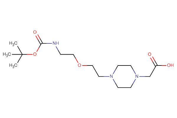 2-{4-[2-(2-{[(tert-butoxy)carbonyl]amino}ethoxy)ethyl]piperazin-1-yl}acetic acid
