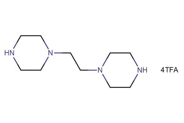 1-[2-(piperazin-1-yl)ethyl]piperazine 4TFA