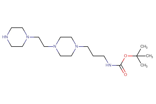 tert-butyl N-(3-{4-[2-(piperazin-1-yl)ethyl]piperazin-1-yl}propyl)carbamate