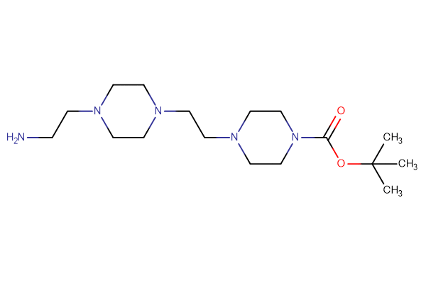 tert-butyl 4-{2-[4-(2-aminoethyl)piperazin-1-yl]ethyl}piperazine-1-carboxylate