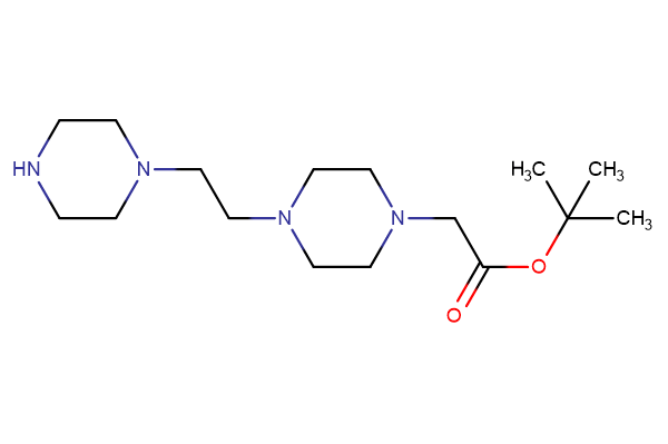 tert-butyl 2-{4-[2-(piperazin-1-yl)ethyl]piperazin-1-yl}acetate