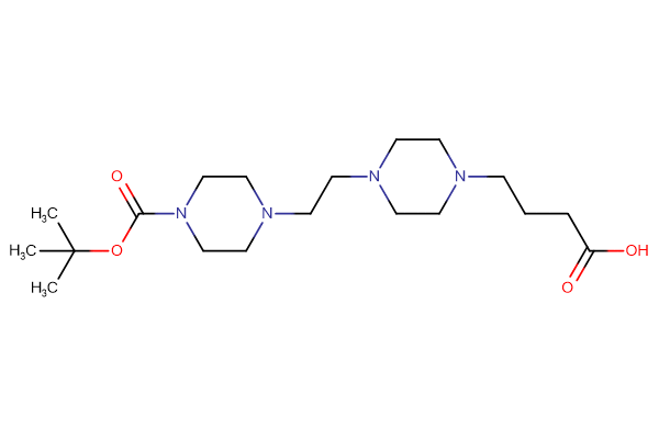 4-[4-(2-{4-[(tert-butoxy)carbonyl]piperazin-1-yl}ethyl)piperazin-1-yl]butanoic acid