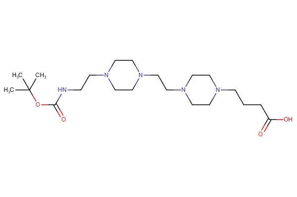 4-(4-{2-[4-(2-{[(tert-butoxy)carbonyl]amino}ethyl)piperazin-1-yl]ethyl}piperazin-1-yl)butanoic acid