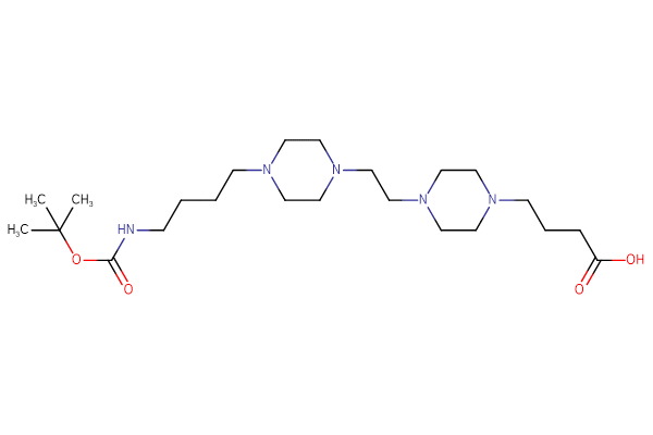4-(4-{2-[4-(4-{[(tert-butoxy)carbonyl]amino}butyl)piperazin-1-yl]ethyl}piperazin-1-yl)butanoic acid