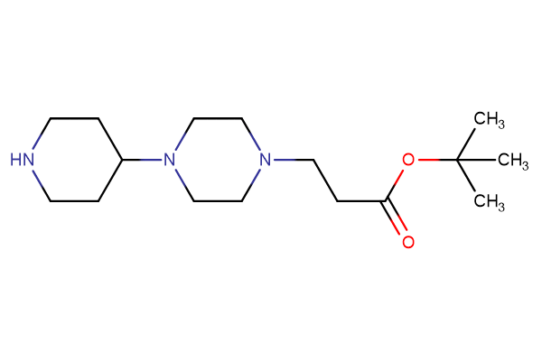 tert-butyl 3-[4-(piperidin-4-yl)piperazin-1-yl]propanoate