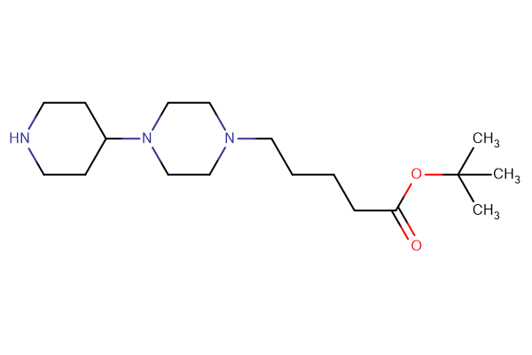 tert-butyl 5-[4-(piperidin-4-yl)piperazin-1-yl]pentanoate