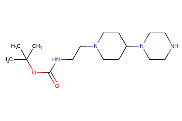 tert-butyl N-{2-[4-(piperazin-1-yl)piperidin-1-yl]ethyl}carbamate