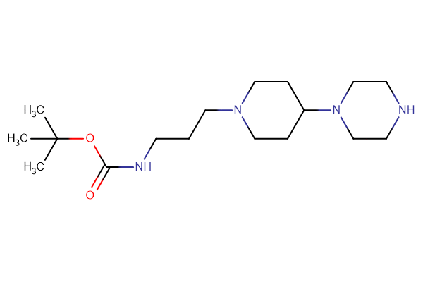 tert-butyl N-{3-[4-(piperazin-1-yl)piperidin-1-yl]propyl}carbamate