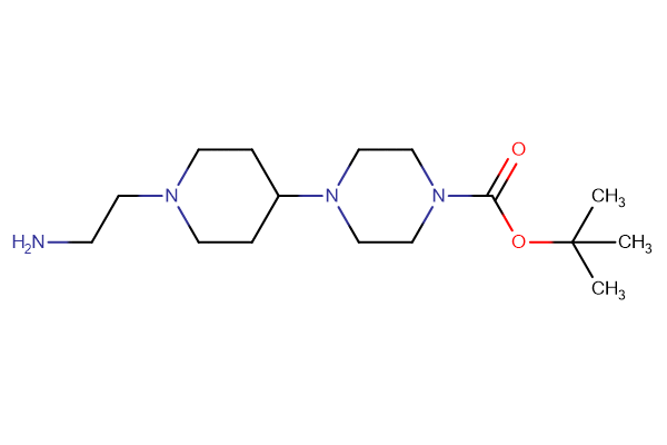 tert-butyl 4-[1-(2-aminoethyl)piperidin-4-yl]piperazine-1-carboxylate