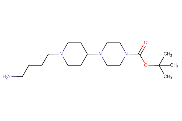 tert-butyl 4-[1-(4-aminobutyl)piperidin-4-yl]piperazine-1-carboxylate