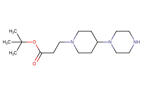tert-butyl 3-[4-(piperazin-1-yl)piperidin-1-yl]propanoate