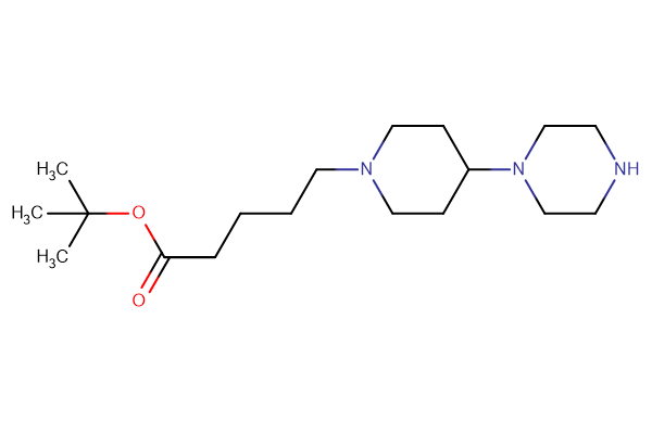 tert-butyl 5-[4-(piperazin-1-yl)piperidin-1-yl]pentanoate