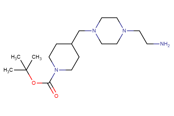 tert-butyl 4-{[4-(2-aminoethyl)piperazin-1-yl]methyl}piperidine-1-carboxylate