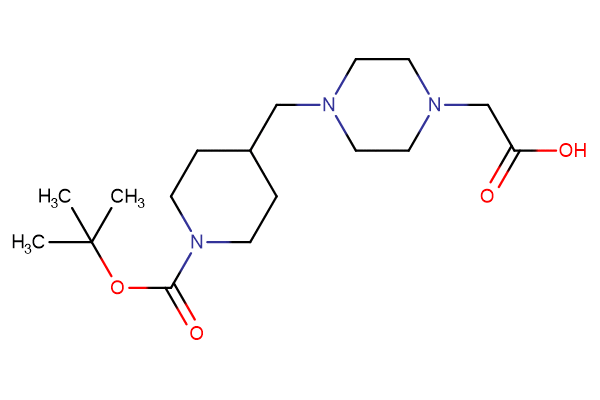 2-[4-({1-[(tert-butoxy)carbonyl]piperidin-4-yl}methyl)piperazin-1-yl]acetic acid