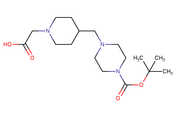 2-[4-({4-[(tert-butoxy)carbonyl]piperazin-1-yl}methyl)piperidin-1-yl]acetic acid