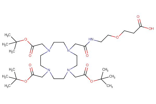 DOTA-tris(t-Bu)ester-PEG1-C2-acid