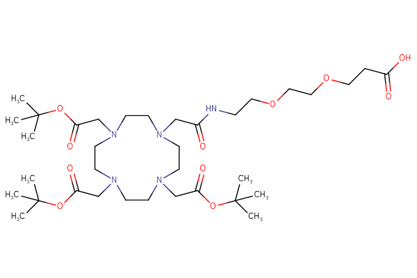DOTA-tris(t-Bu)ester-PEG2-C2-acid