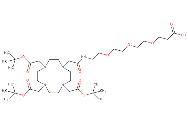 DOTA-tris(t-Bu)ester-PEG3-C2-acid