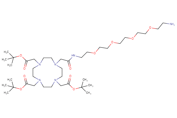 DOTA-tris(t-Bu)ester-PEG4-C2-amine
