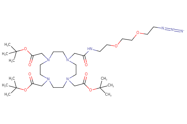 DOTA-tris(t-Bu)ester-PEG2-C2-azide