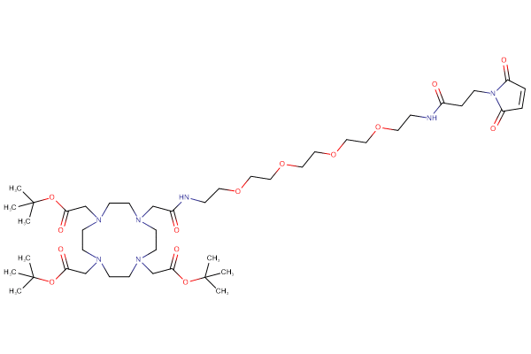 DOTA-tris(t-Bu)ester-PEG4-C2-propanamido-maleimide