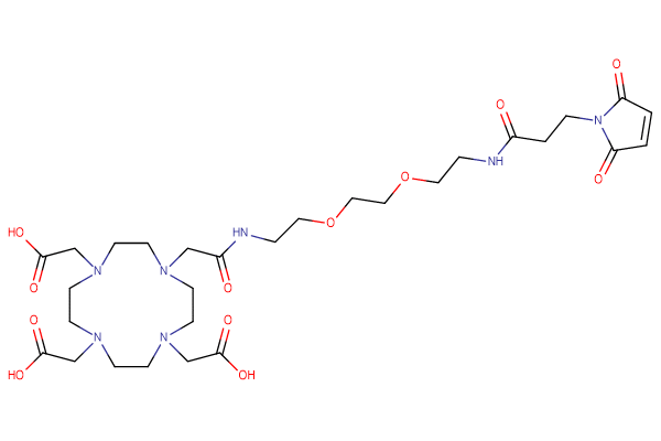DOTA-PEG2-C2-propanamido-maleimide