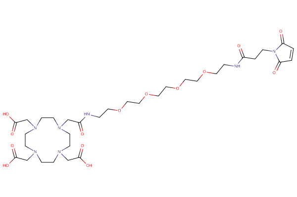 DOTA-PEG4-C2-propanamido-maleimide